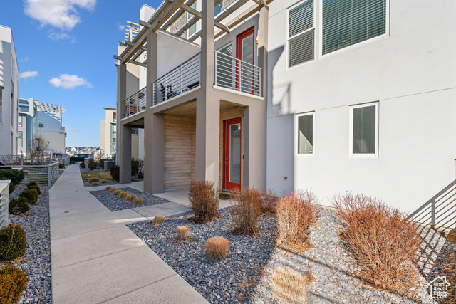 Welcome to Your New Home in Daybreak!  Discover the perfect blend of modern living and vibrant community in this stunning townhome located in the heart of Daybreak, a thriving neighborhood in the beautiful city of South Jordan. This area is known for its exceptional amenities, including picturesque parks, restaurants, and a strong sense of community. With the all new exciting developments, Daybreak is rapidly becoming the go-to destination for entertainment and leisure.  This townhome boasts an efficient use of square footage, ensuring that every corner feels open and inviting. With two balconies, you'll have the perfect spots to enjoy your morning coffee or unwind after a long day, all while soaking in the vibrant surroundings of your community.   This property is more than just a home; it's a lifestyle. Come and experience the charm and convenience of this remarkable townhome. Schedule your private showing today and take the first step toward making this incredible property your new home in the heart of Daybreak!  Square footage figures are provided as a courtesy estimate only and were obtained from appraisal.  Buyer is advised to obtain an independent measurement.