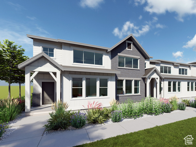 Jordanelle Ridge - 251 - Residence 1. Offering rates as low as 4.875% 7/6 ARM (6.301% APR) when financing through Lennar Mortgage! This home will be complete in April. Offering 4 bedrooms, 2.5 bathrooms, and an attached 2-car garage. On the main floor, a spacious kitchen offers white craftsman-style cabinets, white quartz countertops with grey veining, and stainless steel appliances including the refrigerator! Upstairs is the owner's suite with owner's suite bathroom, laundry room, three additional bedrooms, and a full secondary bathroom. Square footage figures are provided as a courtesy estimate only and were obtained from builder. Buyer is advised to obtain an independent measurement.