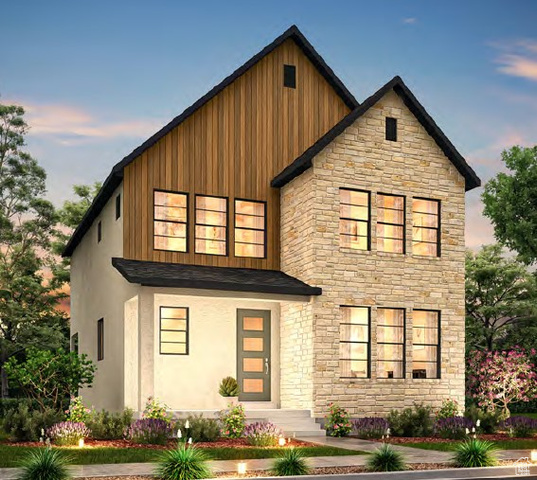 1916 N ANDERSON LOOP Heber City, Utah Come see this charming Anders cottage home plan in a great Heber community with stunning mountain views and quick highway access! This modern home features crisp white laminate cabinets, elegant quartz countertops, tile backsplash and stainless steel gas appliances. Enjoy stylish finishes like two-tone paint while the interior showcases laminate hardwood, tile, and carpet flooring, complemented by Craftsman base and casing, metal stair railing and can lighting throughout. Additional highlights include a 40-gallon water heater, energy-efficient upgrades, Christmas light outlets, and a luxurious owner's bathroom with cultured marble shower surrounds with black matte hardware. Comes fully landscaped that is maintained by the HOA for easy care living!