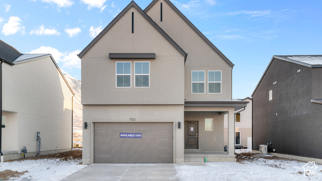 807 N 1860 E 156 Salem, Utah Clover floorplan in the Scandinavian style with a 2-car garage. Open-concept living on the main floor with a half bath. Quartz kitchen and bathroom countertops, laminate flooring, 36" upper cabinets, pantry, coat closet, and unfinished basement for an additional bedroom, family room, and storage. The second floor has three bedrooms including a master bedroom suite with a bath with shower/tub combo, a walk-in closet, laundry, another full bathroom for the other two bedrooms, and a loft. ** Special Interest Rates are Available ** with our Builder Forward Commitment (BFC) if you use DHI Mortgage in addition to receiving up to $5,000 toward closing costs. Ask me about our generous home warranties, active radon Mitigation System, and Smart Home Package, which is included in this home. The actual home may differ in color, material, and/or options. Pictures are of a finished home of the same floor plan and the available home may contain different options, upgrades, and exterior color and/or elevation style. Square footage figures are provided as a courtesy estimate only and were obtained from building plans. No representation or warranties are made regarding school districts and assignments; please conduct your own investigation regarding current/future school boundaries.