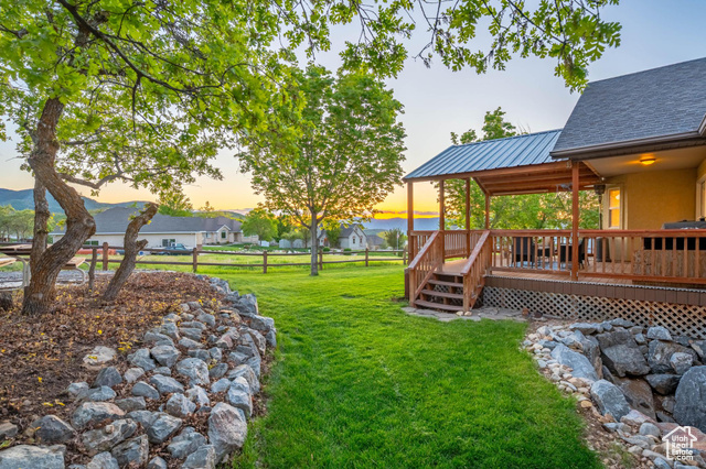 236 S COUGAR CIR Elk Ridge, Utah Tucked in a quiet Elk Ridge cul-de-sac, this hidden gem offers stunning views over Utah Valley, vibrant sunsets, and peaceful mountain living. Enjoy a wraparound porch, spacious yard with mature pine and shade trees, frequent visits from deer and turkeys, RV parking with hookups, a shed, den, spa room and a walkout basement. Just 2030 minutes from shopping-this is mountain serenity with everyday convenience. AC 2022, FURNACE 2022, roof 2002, SAUNA INCLUDED, Shed included, Enjoy gorgeous sunrises and summer nights on the deck!