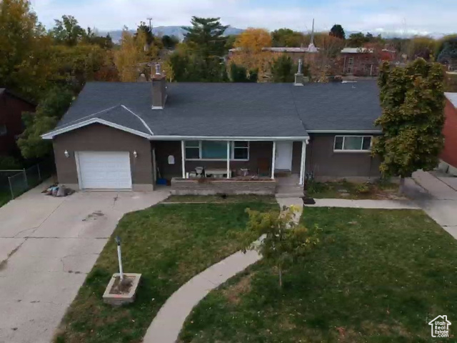 Check out the new photos!!! Seller's agent is related to the seller. This inviting 3-bedroom, 1.5-bath home comes complete with a 2-bedroom, 1-bath ADU! Boasting walking distance from Scera Park and a short distance from the many other amenities Orem has to offer. The backyard fence line is shared with the back parking lot of an LDS church making it the perfect place for backyard BBQ parties. This home boasts 3 cm granite countertops, hardwood flooring, real wood cabinets, crown molding, wooden encased windows, thermostat controlled fireplace and many other upgraded features. Sqft. figures are provided as a courtesy estimate only and were obtained from county records . Buyer is advised to obtain an independent measurement.