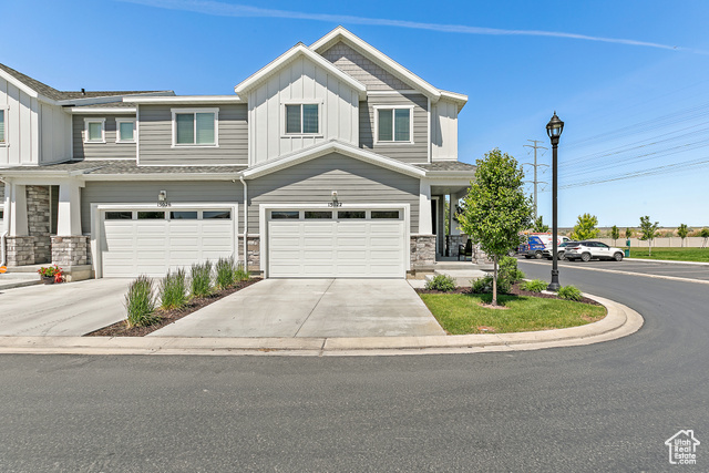 15022 S HALTER WAY W Bluffdale, Utah Welcome to this stunning end-unit townhome offering over 2,800 square feet of modern living space in a prime Bluffdale location. Featuring 3 spacious bedrooms, 2.5 bathrooms, and an upstairs loft, this home is designed for comfort and style. The open-concept floor plan is filled with natural light and showcases the latest high-end finishes throughout. Enjoy the benefits of an unfinished basement, perfect for storage or ready to be customized to your needs. Situated at the very end of the subdivision, this unit offers extra privacy and green open space directly across the street-plus plenty of guest parking nearby. With quick freeway access, commuting and travel are a breeze. This is a rare opportunity to own a better-than-new home in a highly sought-after location. Don't miss it!