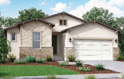 910 S TANNER RD Santaquin, Utah Beautiful brand new 1350 Craftsman rambler home in a great new community! This charming home features a stunning kitchen with white laminate cabinets, sleek quartz kitchen countertops, and stainless steel gas appliances. Enjoy a blend of laminate hardwood, vinyl tile, and carpet flooring, all thoughtfully selected for comfort and style. The spacious 3-car garage adds practicality, while bay box windows in both the kitchen nook and owner's bedroom bring in lots of natural light. Additional highlights include a tankless water heater, wood railing at the stairway, and craftsman-style base and casing. The owner's bathroom provides an elegant retreat with cultured marble shower surrounds and a mix of satin and brushed nickel hardware, This home offers timeless appeal with modern functionality!