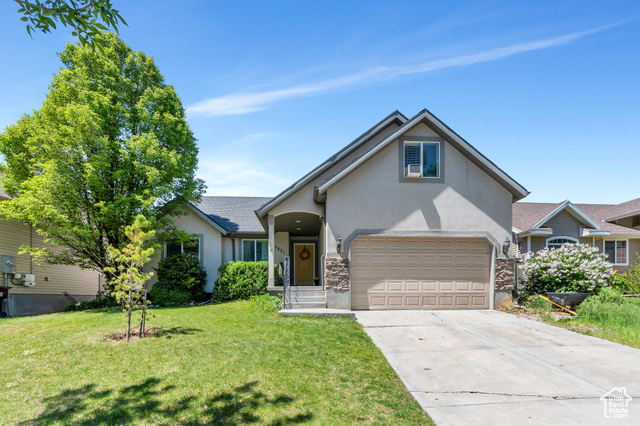 **OPEN HOUSE Sat 5/31 from 1-3** Welcome to your dream home nestled on a quiet, tree-lined street in the heart of Eagle Mountain Ranches! This huge 5-bedroom, 3-bathroom rambler offers 2,874 sq ft of beautifully maintained living space and a lifestyle that's hard to match. Enjoy the ease of main-level living, with 3 bedrooms on the main level, including a gorgeous primary suite where you can escape and relax. The finished basement has a massive family room-perfect for movie nights or entertaining. An upstairs loft offers potential for a 6th bedroom, home office, or play room. Situated on a serene, fully fenced lot with no backyard neighbors and stunning mountain views, this home features mature landscaping, apple, peach and almond trees, a vegetable garden, and an extra-large back patio, ideal for summer BBQs or quiet evenings under the stars! There are even hookups for a hot tub for more fun! Energy-efficient solar panels keep utility bills low, and the 2-car garage offers ample storage.  Best of all? NO HOA, you'll enjoy the freedom to make this home truly your own. Located across the street from a community park, this property blends privacy, convenience, and a strong sense of community-all in one. Just minutes from shopping, schools, and outdoor activities, this turn-key home in a desirable neighborhood won't last long, so SCHEDULE A SHOWING TODAY!