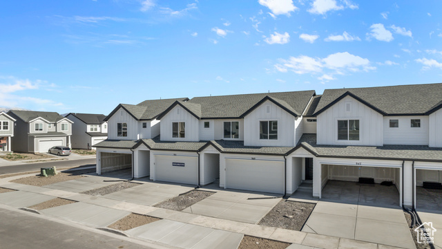 856 E SAND DOLLAR WAY 2325 Saratoga Springs, Utah QUICK NOW IN! SPECIAL LOW FIXED INTEREST RATES AND ADDITIONAL INCENTIVES, $5000 towards closing costs with DHI Mortgage. These two-story townhomes are located close to a future park in our vibrant Northshore community - fantastic amenities including a clubhouse, pool, pickleball courts, splash pad, and a dog park are in. Property features: 4 bedrooms, 2.5 bathrooms 2 car garage Beautiful interior with modern finishes. **Some pictures are of model home, buyer to verify actual interior color package. ** Don't miss the opportunity to own this stunning townhome in a fantastic location with endless amenities! Ask me about our Generous Home Warranties, Active Radon Mitigation System, and Smart Home Package which are all included. *No representation or warranties are made regarding school districts and assignments; conduct your own investigation regarding current/future school boundaries. Square footage figures are provided as a courtesy estimate only and were obtained from building plans. Home will be done in JULY 25.