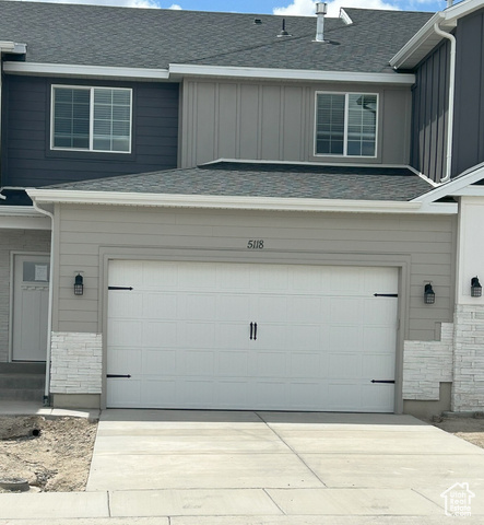 5118 E LAKEFIELD DR N Eagle Mountain, Utah We are excited and proud to introduce you to our newest Eagle Mountain Townhome! This almost brand new townhome was one of the few offered with views in the back! Situated on the south side with beautiful lake, temple and mountain views, you will love the peaceful serenity of not having backyard neighbors! Meticulously chosen to have the best interior choices for cabinet and flooring that fit todays modern preferences. You will love the ample room sizes and quartz through out all the bathrooms. The primary bedroom is perfectly situated to take in all those no obstructed views and its just the perfect spot to come home and relax! The unfinished basement also leaves you tones of room for storage and future equity! The parks and pools are all easily walkable, and the highly reviewed elementary school is also right across the street from the community! With super low HOA fees and accessibility to stores, restaurants and work, you will find it hard to not fall in love with this home!