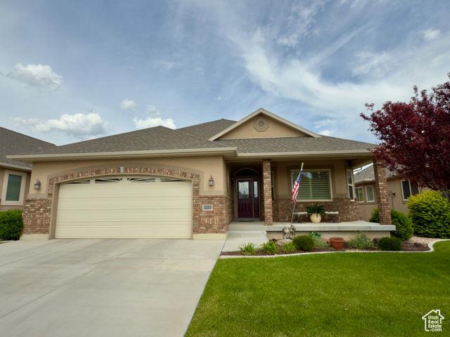 3322 N 750 E Lehi, Utah Highly coveted 55+ Brookhaven community in the heart of Lehi! Backyard deck/patio are covered & shaded in the evenings with access from the dining room or the master bedroom. All anow removal & yard care covered by HOA. Close to lots of shopping, restaurants, Ivory Ridge & freeway access. Located just across Timpanogos Highway from the newly announced Lehi temple. Excellent amenities including indoor pool, hot tub, BBQ's & covered tables, clubhouse with a work-out room, billiards room, kitchen, large dining, & large family room that can be rented out by owners. Community garden. Immaculate condition. Walk-in pantry. Double ovens. Very open & inviting floorplan. Granite counters. 2 gas fireplaces. Large walk-in shower, garden tub, large walk-in closet & double sinks in master. Built-ins in family room. Formal front room (could have door added to make another main floor bedroom). Large family room in basement. Water softener. Large storage rooms with expoy floors & shelving included. Epoxy garage floors. Plantation shutters on the main floor. Central vac. Upgraded water storage tank included. Sqft per county records. Buyer to verify info.