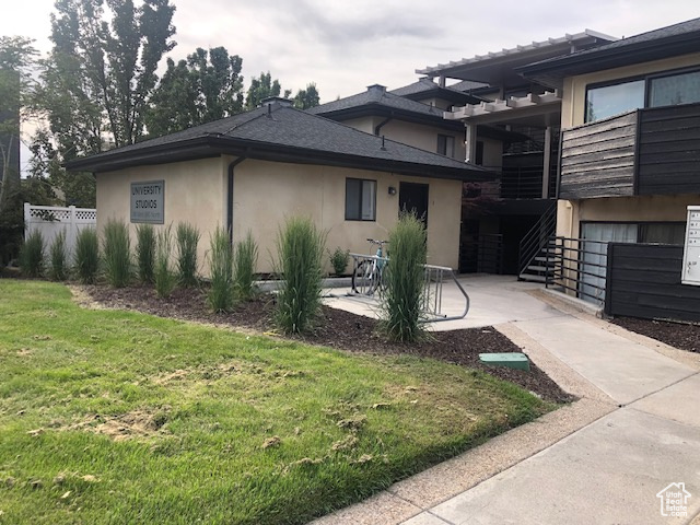 98 W 880 N 1 Provo, Utah Great Condo about 2 Blocks From BYU Campus! High vaulted ceilings, patio, closet organizers, all appliances are included, assigned covered parking, Outside storage. This is a perfect condo for a student couple, single grad student, single professional. Right now available to move right into and be settled for Fall semester! These are also great investment properties! So easy to rent at this location! Condo is in great shape as you can see from the video on the MLS. Don't miss out to buy a property at this price point this close to BYU!