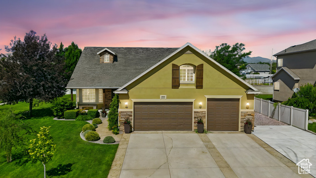 7414 S REGAL DR West Jordan, Utah No showings until Open House Saturday, 14 June! This beautifully updated custom home has everything you're looking for-without the wait or the cookie-cutter feel of new construction. Thoughtfully remodeled by a custom home builder, this 4-bedroom, 3.5-bath beauty with bonus room above garage is packed with high-end upgrades, including new lighting, modern switches, fresh flooring, and sleek, stylish bathrooms with brand new countertops and plumbing fixtures. The kitchen is a true showstopper with upgraded Caf appliances, 3 ovens, stunning waterfall granite countertops, tons of cabinet space, and a cozy double-sided fireplace that adds warmth and style. The bright and open family room is flooded with natural light and includes a mounted TV-making it the perfect space to kick back or entertain. The primary suite is your own private retreat with its own fireplace, a mounted TV, window seat, and a clever hidden Murphy-style closet that adds both charm and function. Need more space? The basement includes a family room, a half bath (already plumbed for a shower), and a large open area that's plumbed for a kitchen-perfect for creating an opportunity for adding another bedroom, rental apartment, in-law suite or run a business with a separate basement walkout.