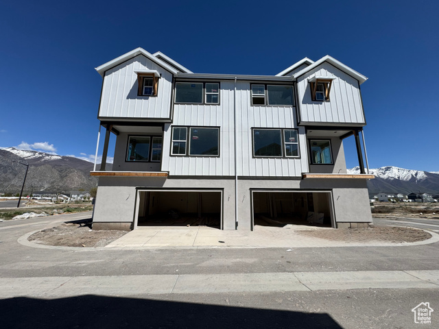 895 W HOBBLE CREEK CT S 90 Springville, Utah This well-designed 3 bedroom, 2.5 bath twin-home is located next to a brand-new city park, Meadow Brook Elementary, and scenic walking trails throughout the area. The home features an open-concept floor plan with 10-foot ceilings on the main level, large picture windows, and only one shared wall-offering excellent natural light throughout. The kitchen includes white shaker cabinets, quartz countertops, stainless steel appliances, and a tile backsplash. A deck is located just off the dining area, perfect for outdoor entertaining. The spacious primary suite features two closets for added convenience. Don't miss this opportunity to own a beautiful new home in a highly desirable Springville neighborhood! Under construction estimated completion in approximately 60 days.