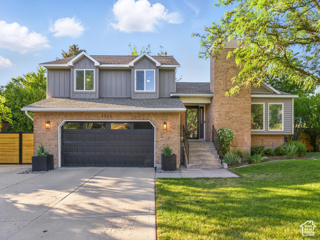 1705 E PLATA WAY Sandy, Utah East Sandy home with thoughtful updates and an unfinished basement ready to make your own. RV parking and fully fenced backyard with a gate out the back to Falcon Park. Close to shopping, schools, trails and outdoor adventures. Buyer to verify all.