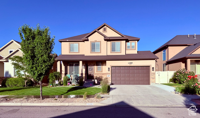 12887 S WILD MARE WAY Riverton, Utah Welcome To 12887 S Wild Mare Way in Riverton A Truly Unparalleled Property! This home embodies modern and spacious living, offering a unique and unparalleled living experience there simply is nothing quite like it on the market like it today! The home, complete with a MIL / ADU and separate entrance, was built in 2015, offers approx. 3,000 sq. ft. of meticulously designed living space, on a 0.15-acre lot. Its intelligently crafted layout includes five bedrooms four on the upper level and one in the basement and five bathrooms two full upstairs, a half on the main level, and one full, plus one half in the basement. Every detail has been carefully considered: Dual kitchens, living rooms, laundry areas. The main level features a formal living room, a family room with a beautiful gas-log fireplace, a semi-formal dining room, 2-car garage, a large 10' x 12' deck, leading to an expansive patio, with an oversized 10' x 7' shed. The backyard is ready for your finishing touches. The fully finished basement apartment, offers a (current market) rental potential of $1,600 to $1,800 per month, adding both versatility and attractive income potential. The whole home has been updated throughout and ensures modern comfort and energy efficiency, making this home a standout opportunity. Located in the middle of a quiet and charming neighborhood with multiple parks, close to schools, Herriman Towne Center, and shopping galore: Mountain View Village, The District, Costco, Walmart & Neighborhood Market, Smiths, Winco and direct access to Mountain View Corridor, Bangerter Highway, a straight shot to I-15; plus, a future Trax line / stop this home provides effortless access to both Salt Lake City and Utah County. Square footage figures are provided as a courtesy estimate only and were obtained from appraisal. Buyer is advised to obtain an independent measurement.