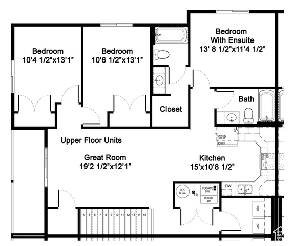 Photo 10 for MLS #2100989 at 1593 N 110 West #204