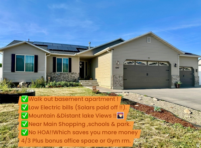 647 E 980 N
                     MLS #2120043
