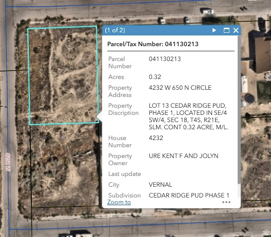 4232 W 650 CIR, Maeser UT 84078